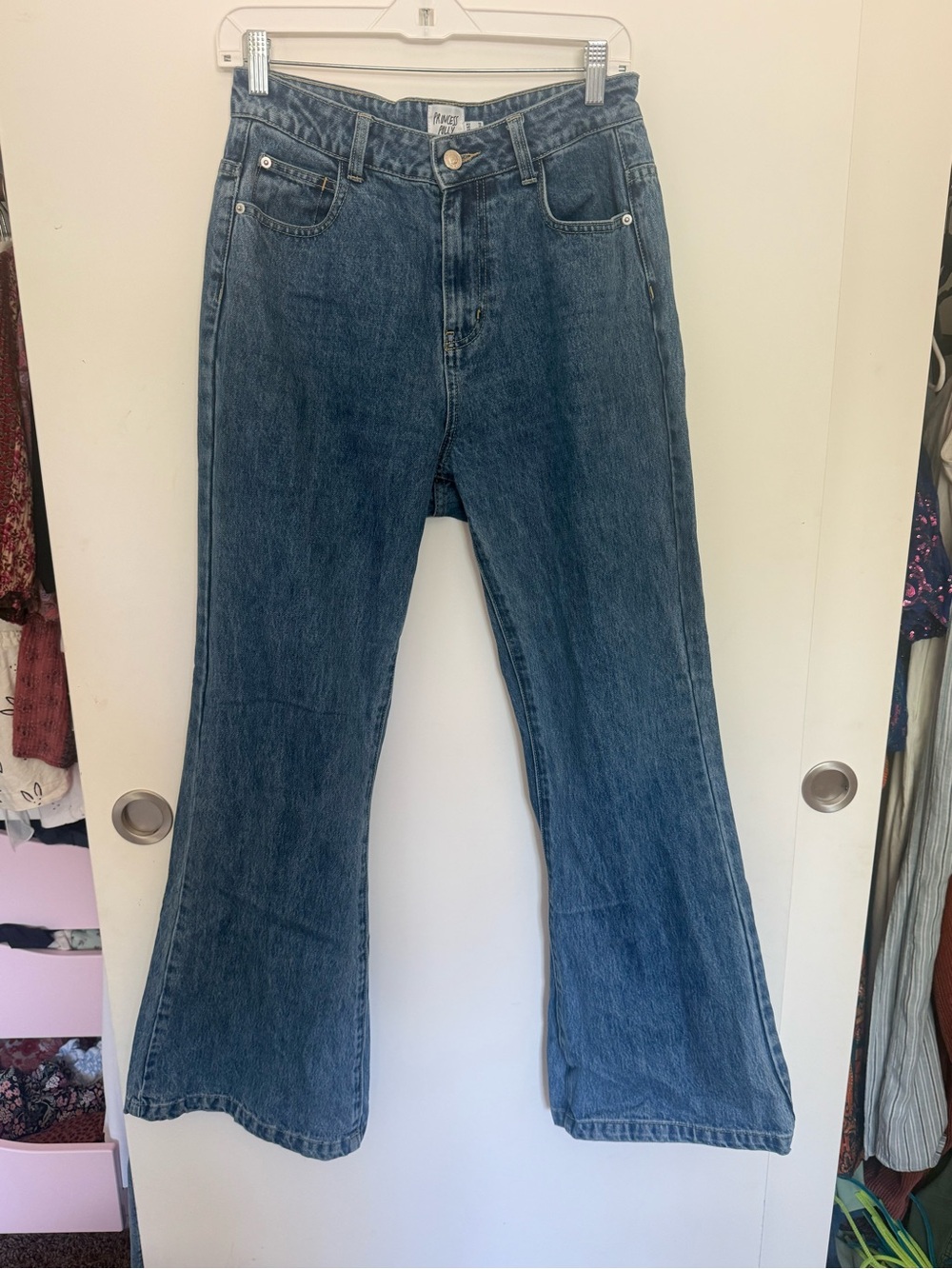 Princess Polly high waist flare jeans - Picture 3 of 8
